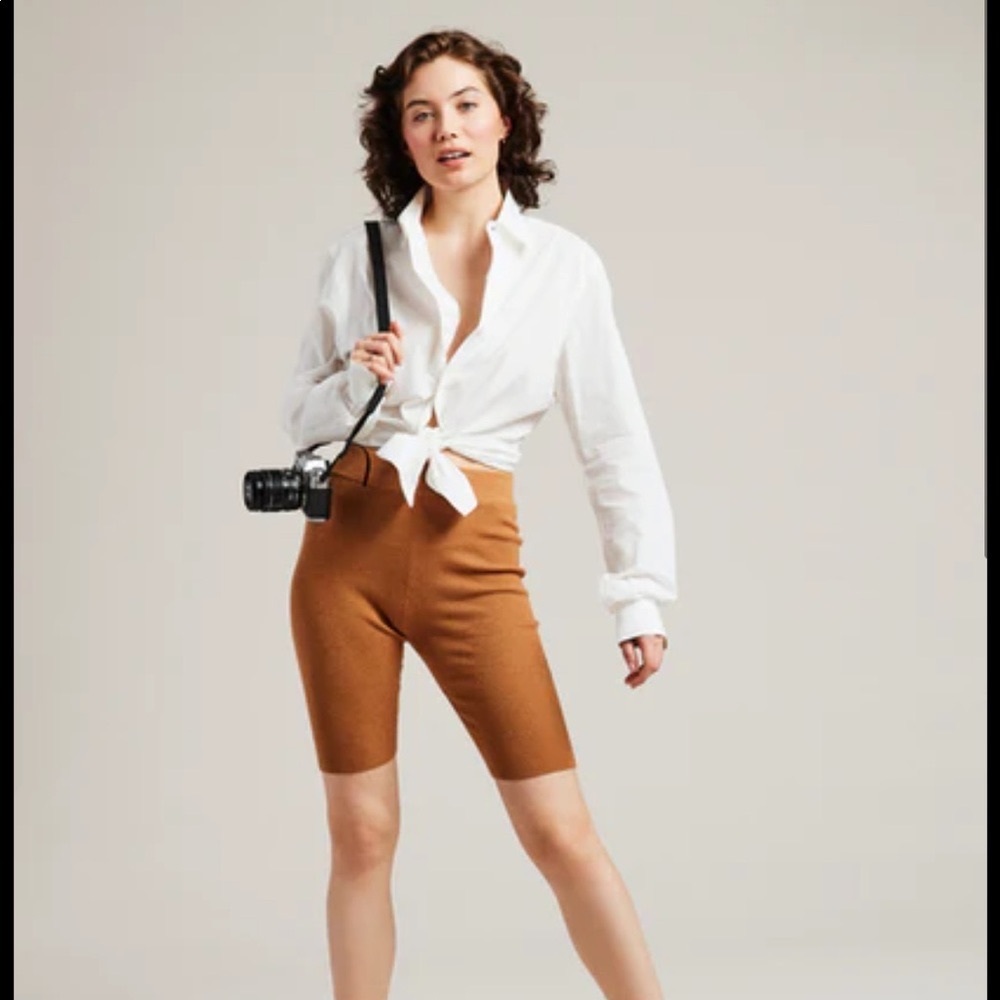 NAADAM Ribbed Cashmere Bike Short